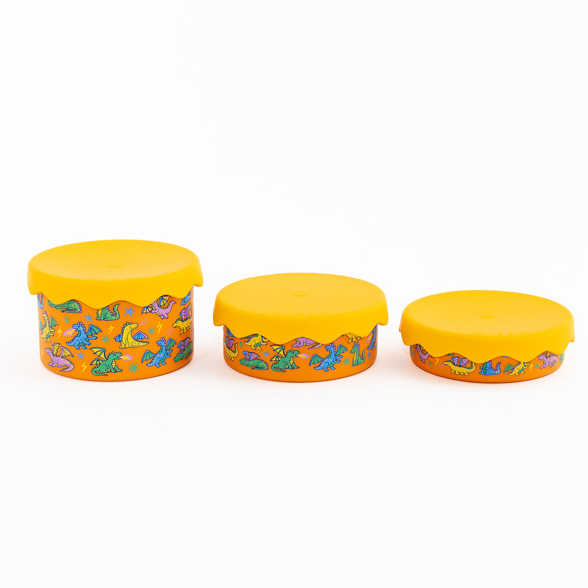 300ml Dragons Stainless Steel Snack Pot