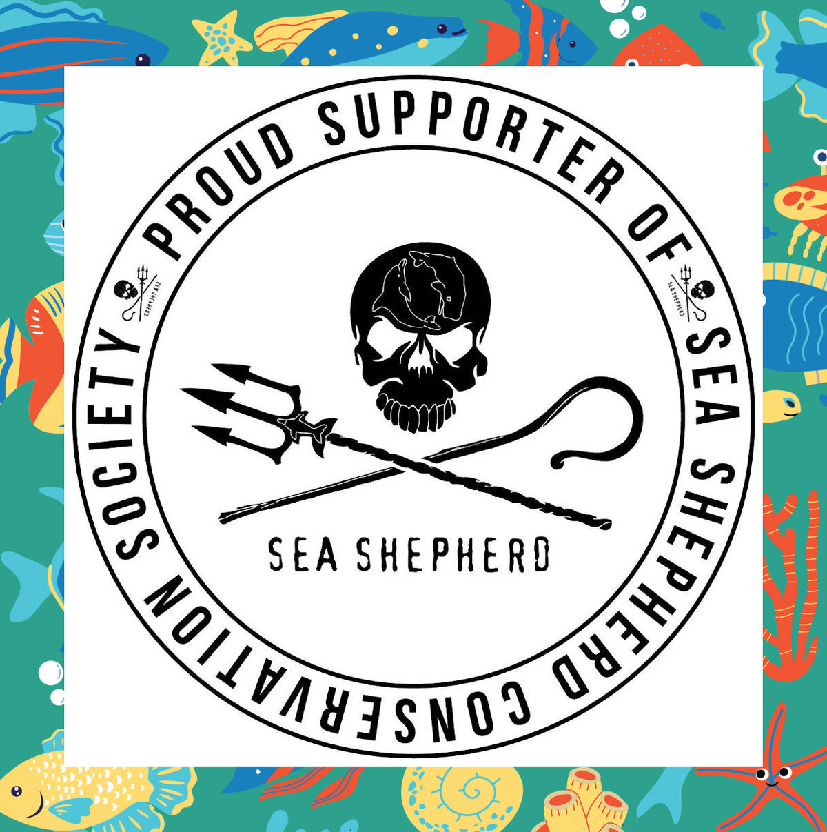 Tropical Sea Shepherd 4oz Cup