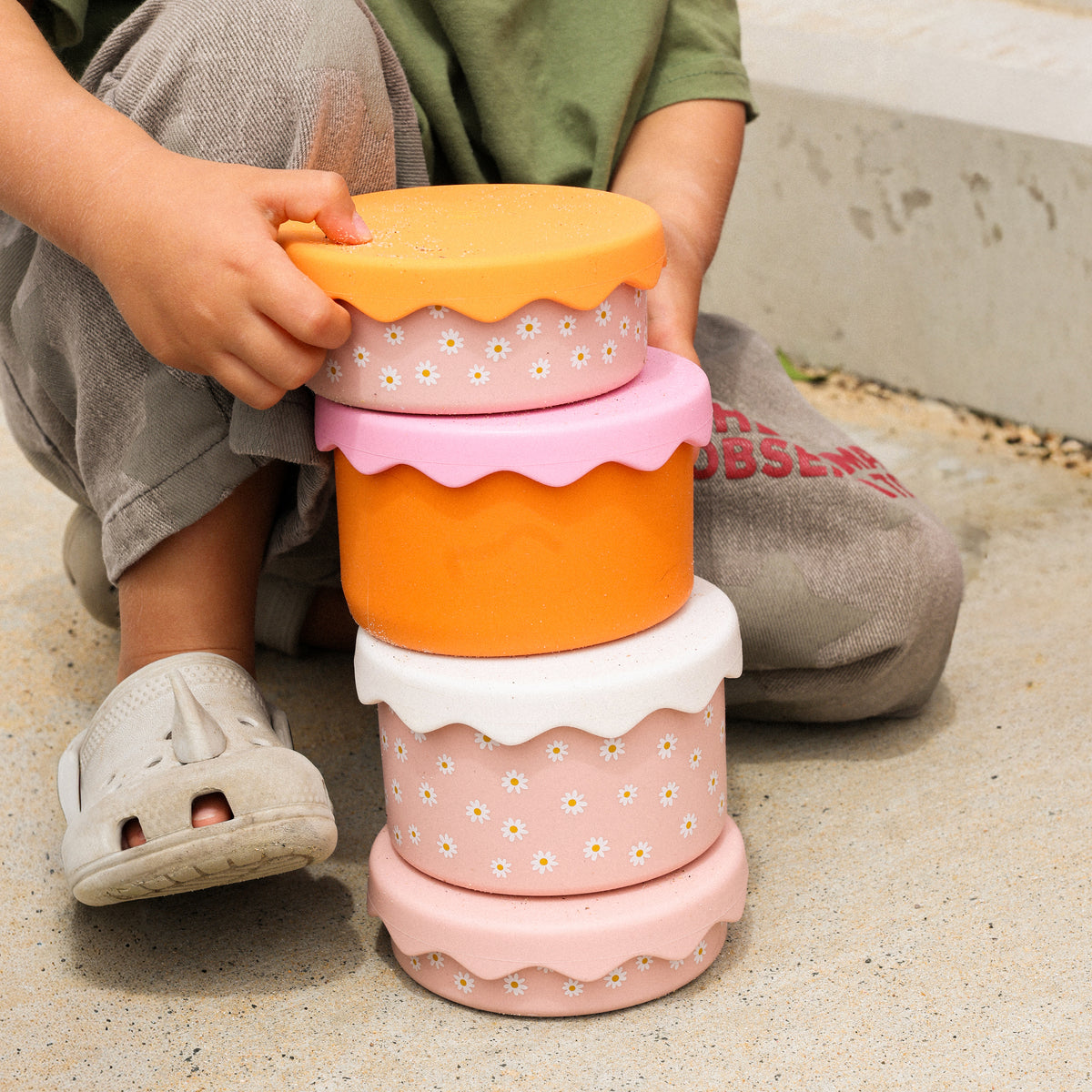 Brights Snack Pot Trio