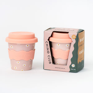 pink daisy babyccino cup