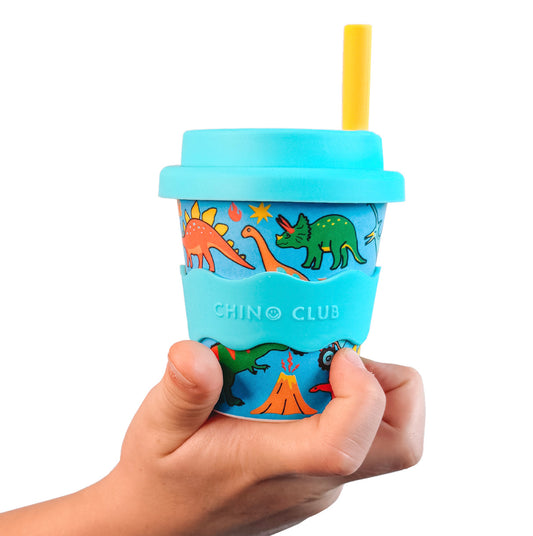 Dinosaurs and Monster Trucks Babychino Cup 4oz