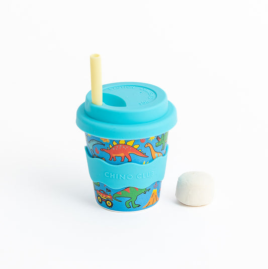 Dinosaurs and Monster Trucks Babychino Cup 4oz