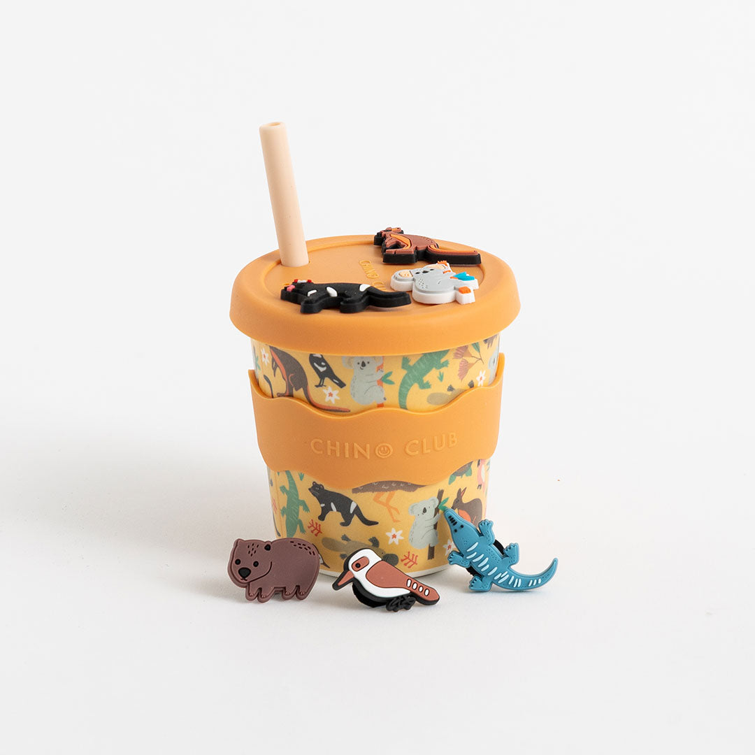 Aussie Animal Chino Charm Cup 8oz PRE-ORDER end of NOV