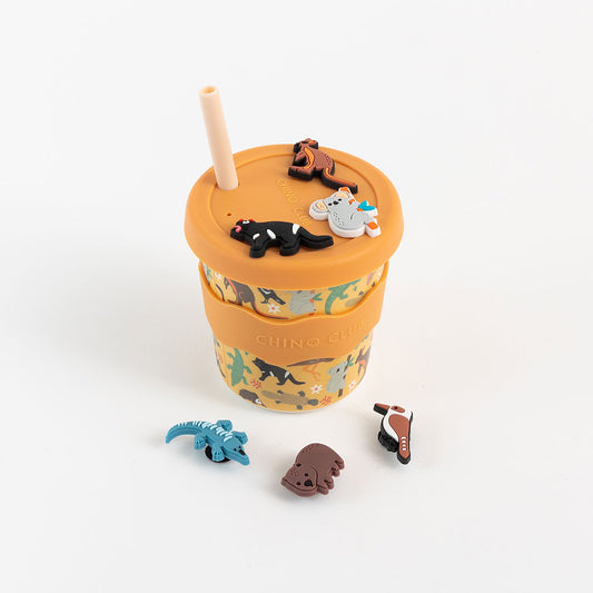 Aussie Animal Chino Charm Cup 8oz PRE-ORDER end of NOV