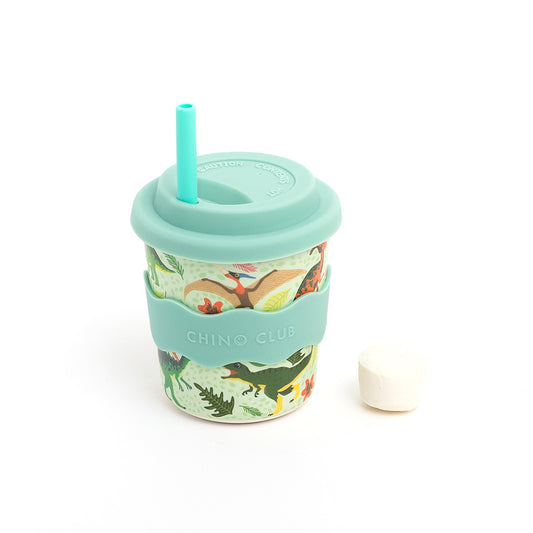 Green Dino Kids Keep Cup 8 oz