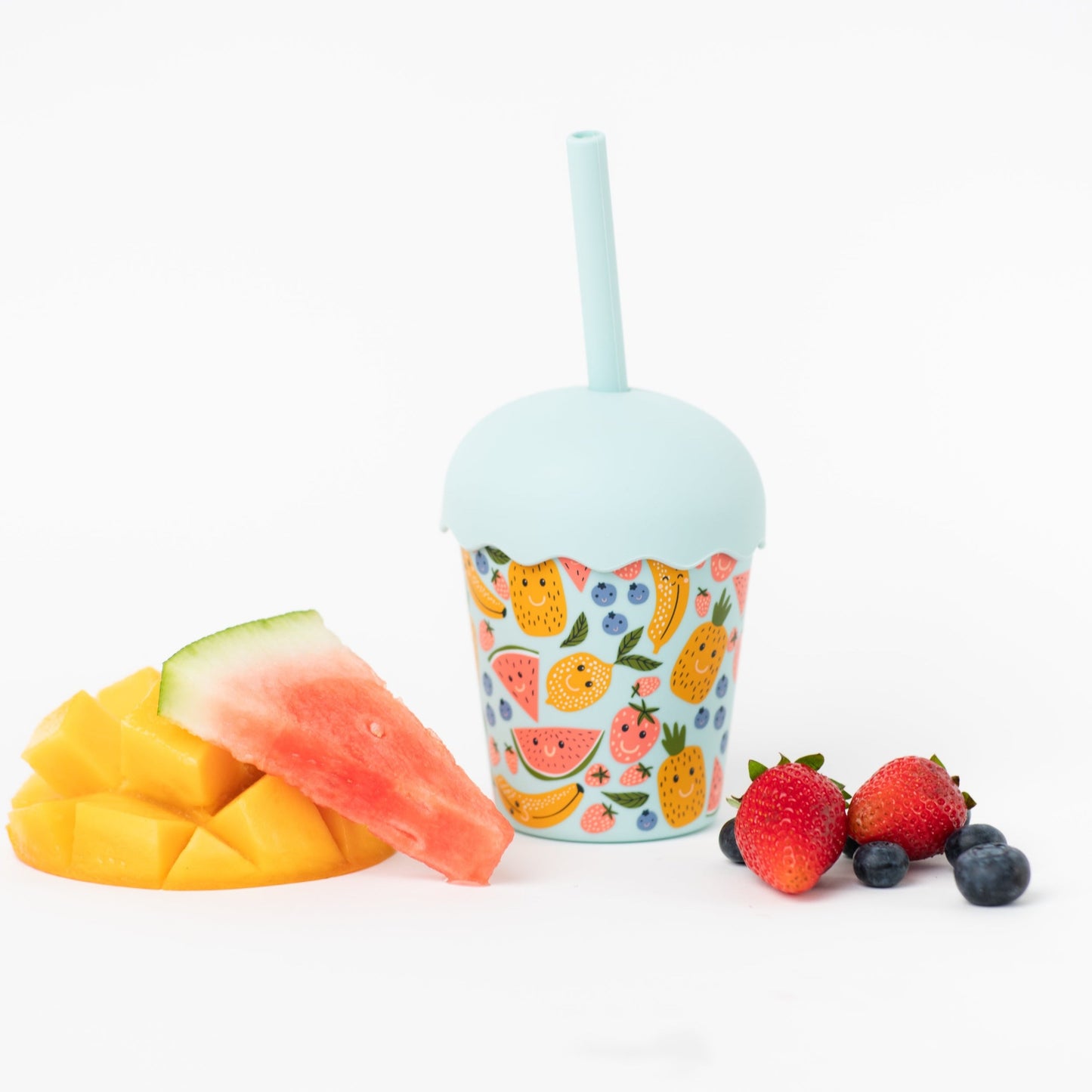 Happy Fruits Mini Smoothie Cup & Straw 200ml