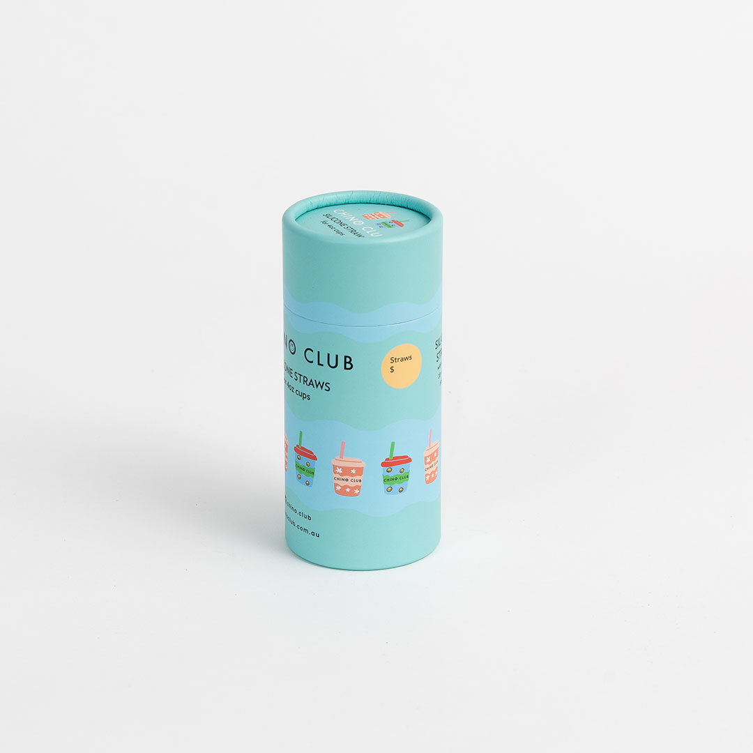 20 x pack of straws in  cardboard tube display