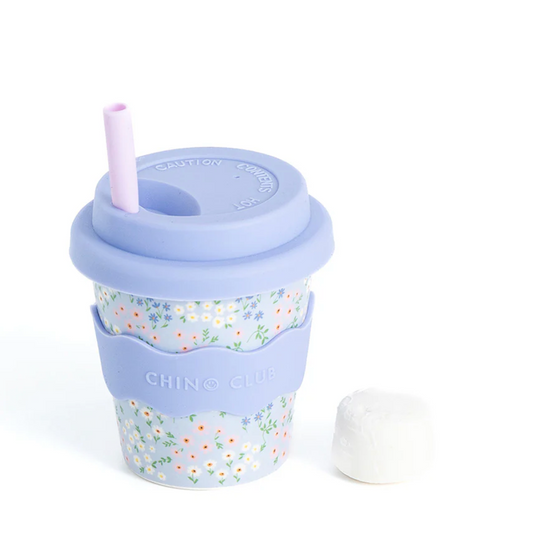 Blue Floral Kids Keep Cup 8oz PRE-ORDER end of NOV