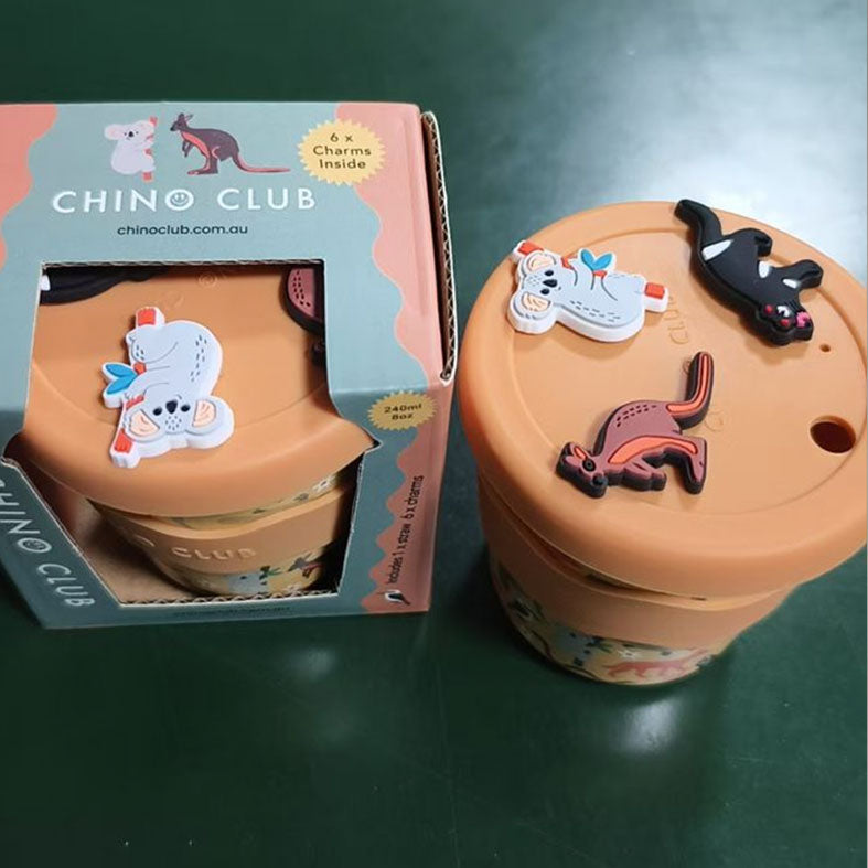 Aussie Animal Chino Charm Cup 8oz PRE-ORDER end of NOV