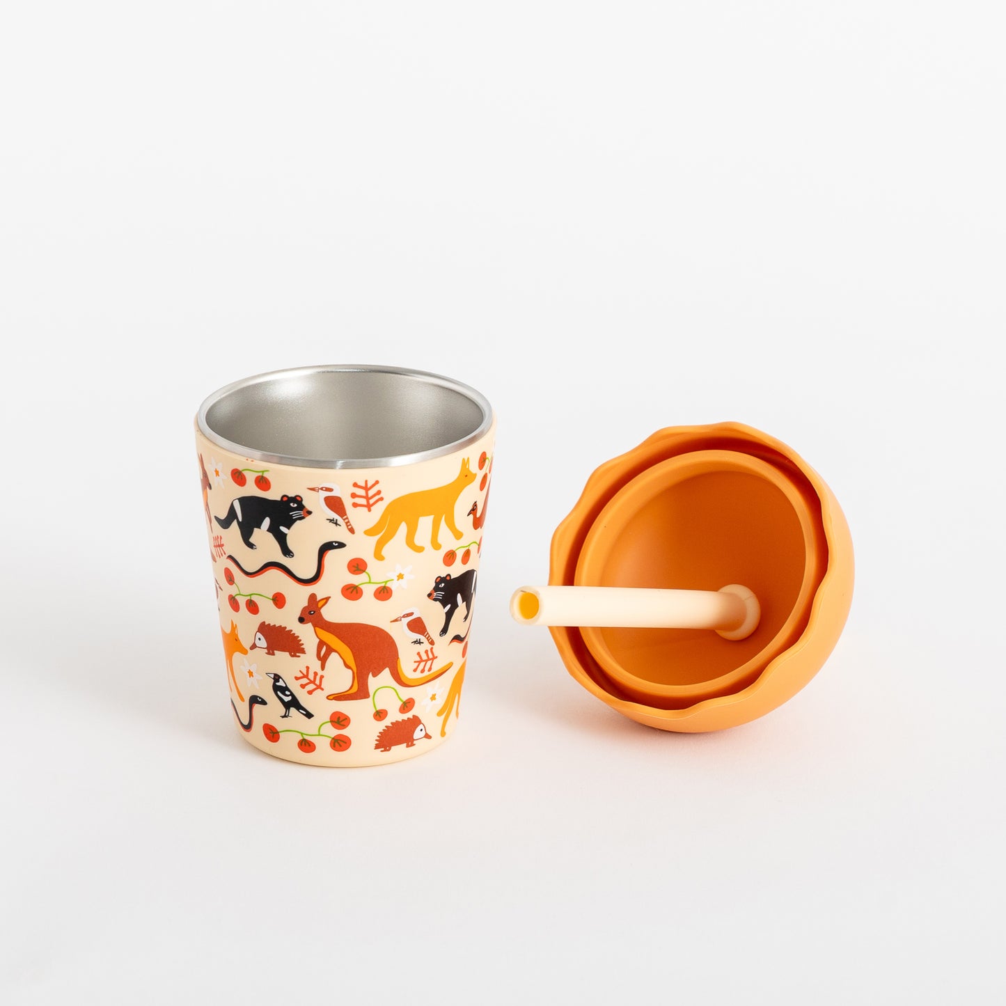 Aussie Animals Mini Smoothie Cup & Straw 200ml SHIPPING FROM SEPT 7th