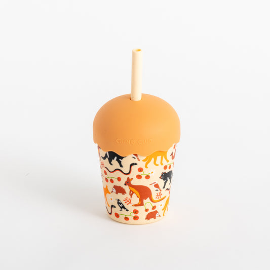 Aussie Animals Mini Smoothie Cup & Straw 200ml SHIPPING FROM SEPT 7th
