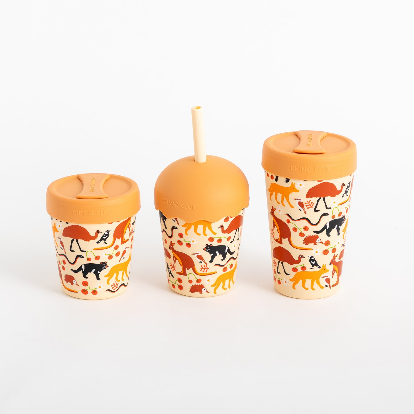 Aussie Animals Mini Smoothie Cup & Straw 200ml SHIPPING FROM SEPT 7th