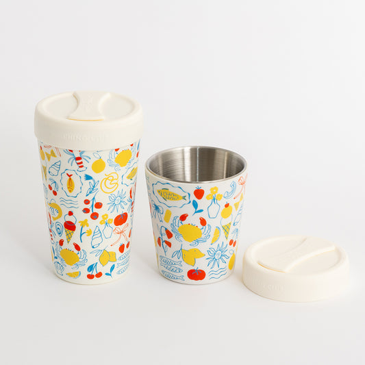 Amalfi 8oz Stainless Steel Coffee Cup
