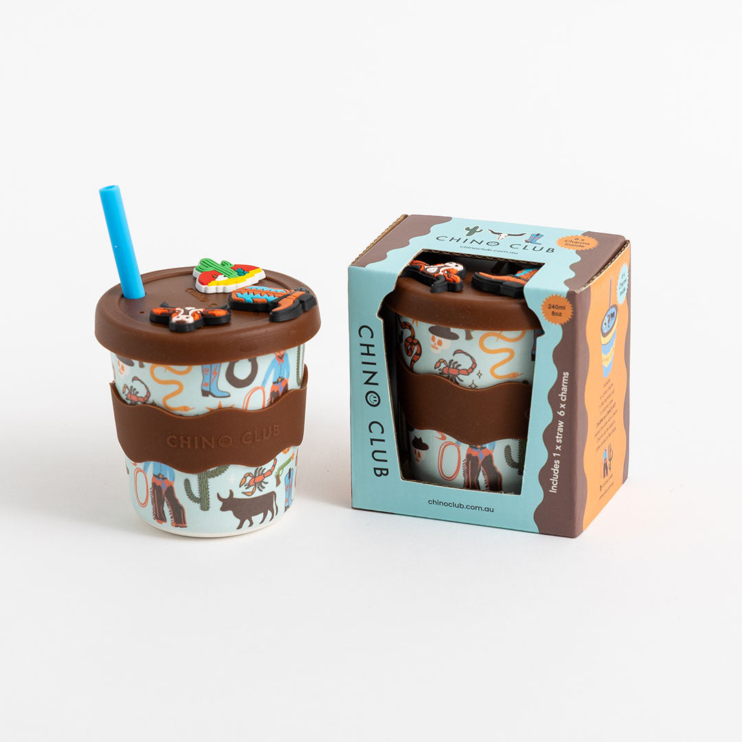 Cowboy Chino Charm Cup 8oz PRE-ORDER end of NOV