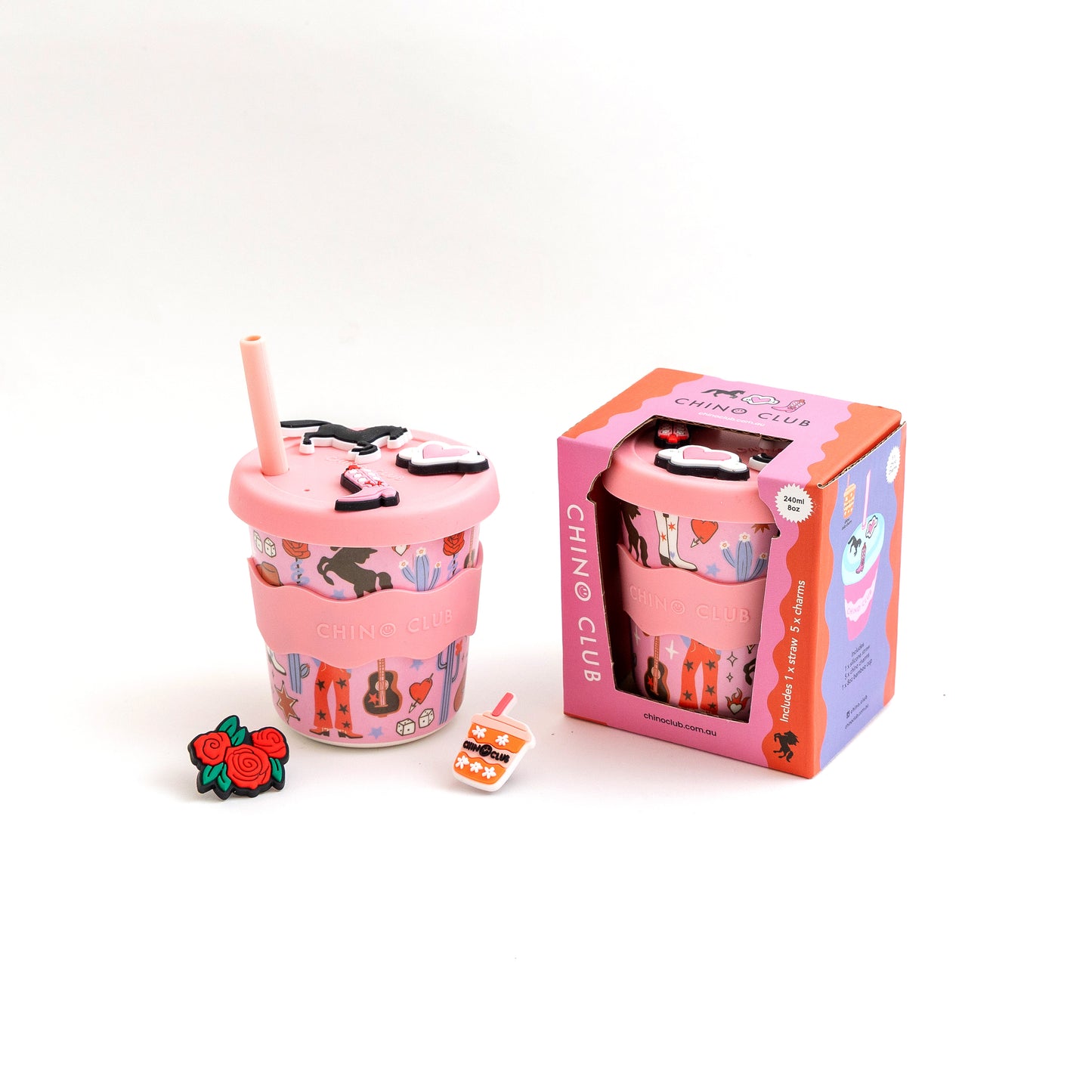 Cowgirl Chino Charm Cup 8oz - SHIPPING FROM  25TH AUGUST 2025