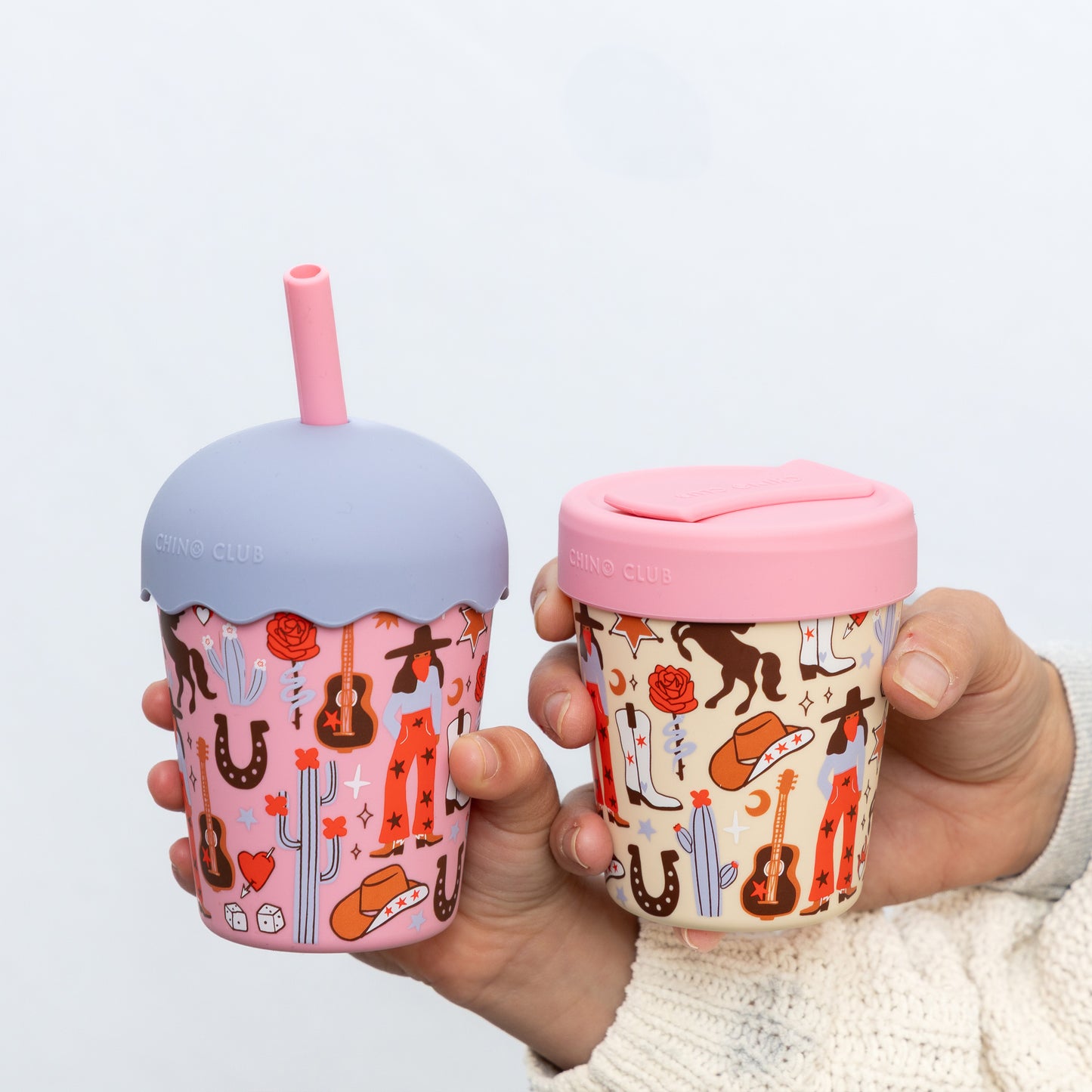 Cowgirl Mini Smoothie Cup & Straw 200ml SHIPPING FROM SEPT 7th