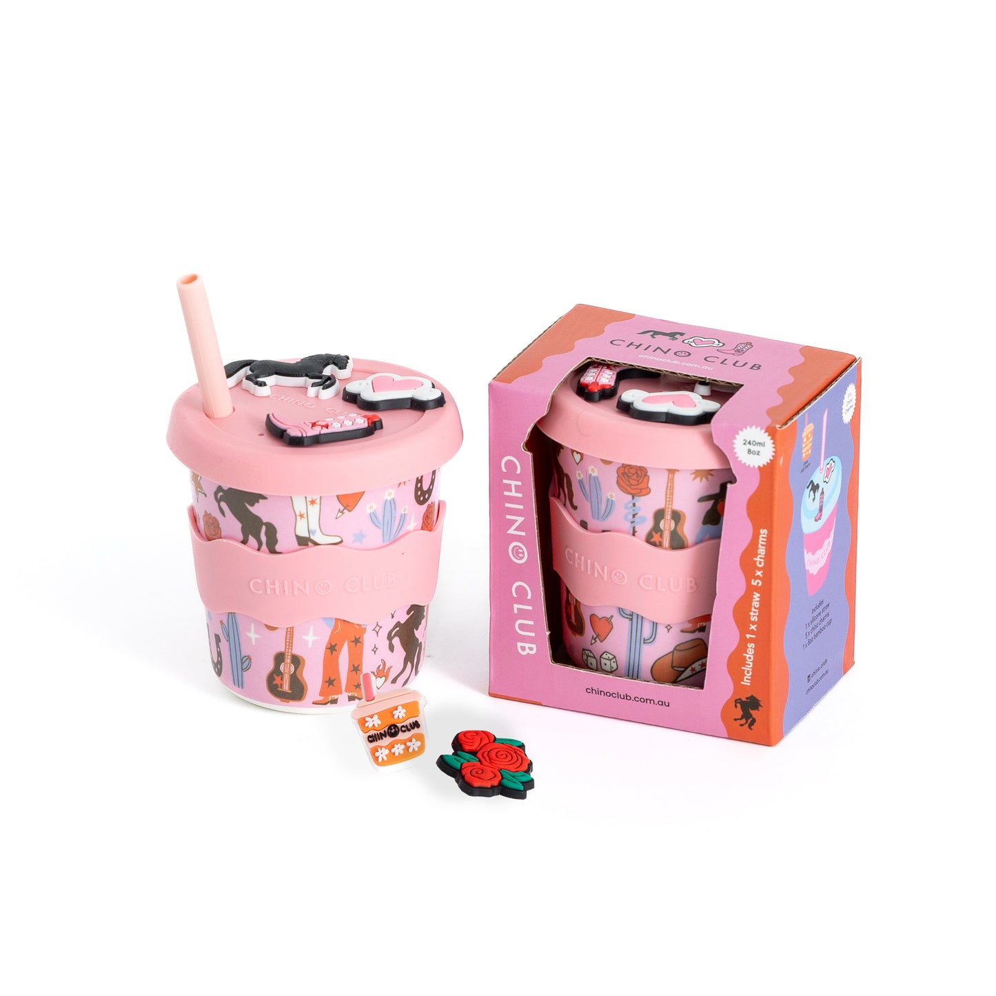 Cowgirl Chino Charm Cup 8oz - SHIPPING FROM  25TH AUGUST 2025