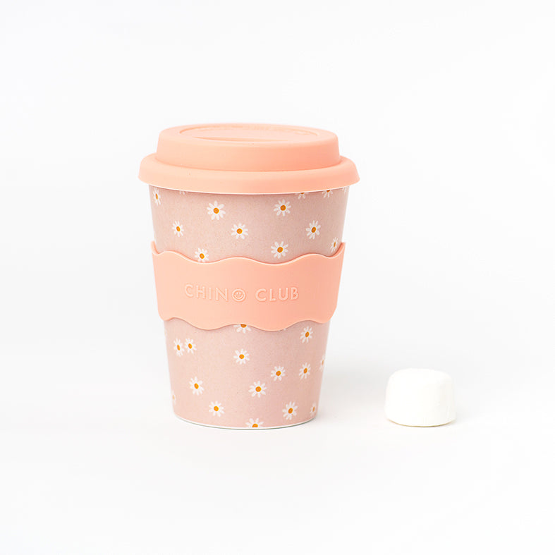 Pink Daisy Adult Cup 12 oz