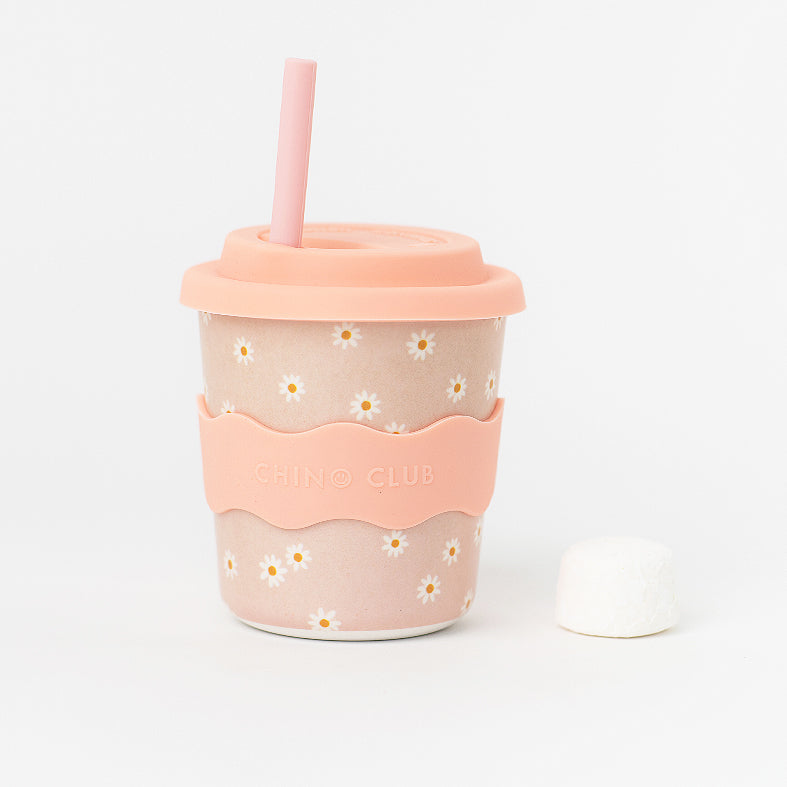 Pink Daisy Kids Keep Cup 8 oz