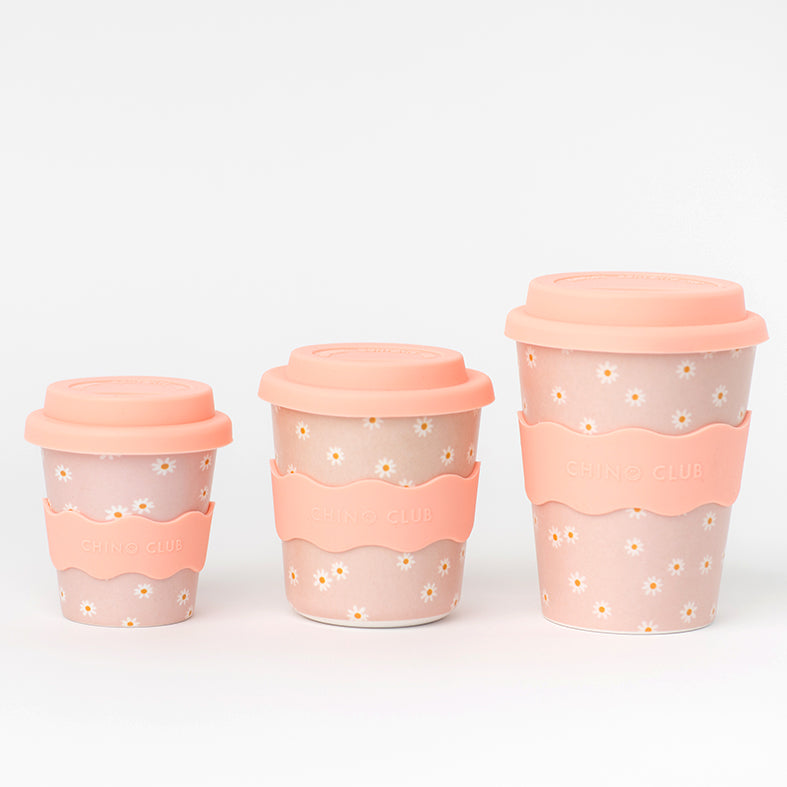 Pink Daisy Kids Keep Cup 8 oz