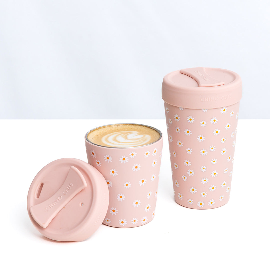 Daisy 8oz Stainless Steel Coffee Cup