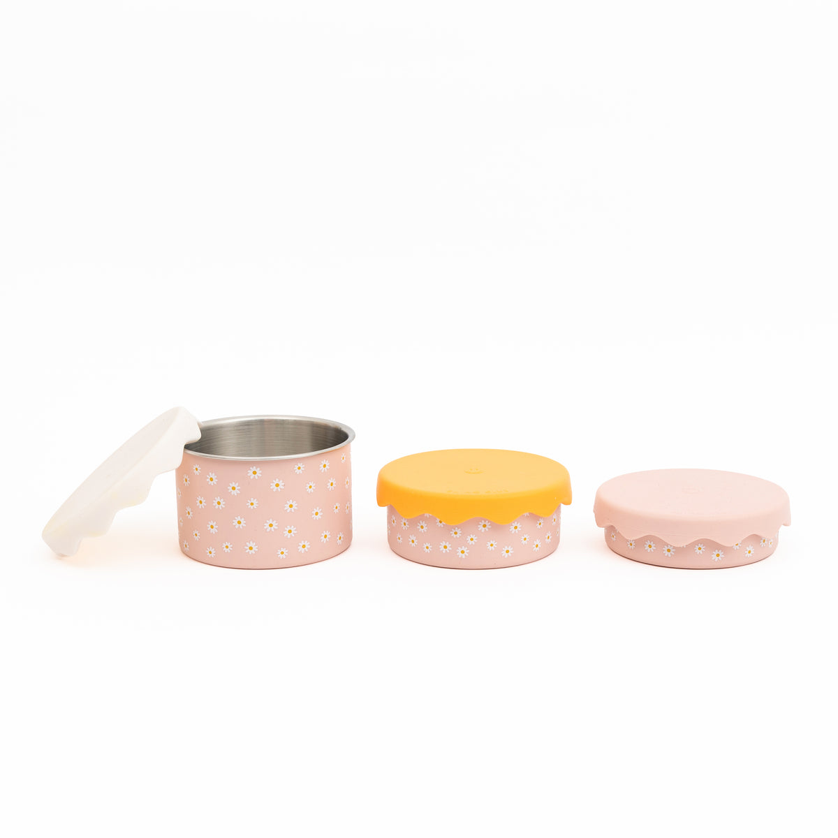 200ml Daisy Stainless Steel Snack Pot