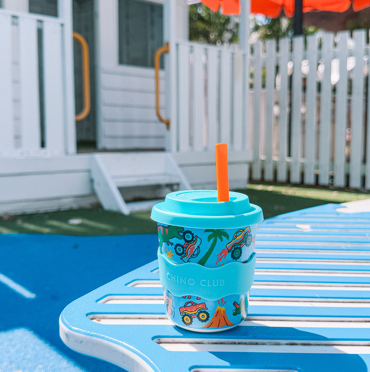 Dinosaurs and Monster Trucks Kids Keep Cup 8oz