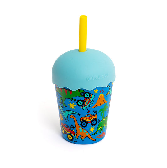 Dinotrucks Mini Smoothie Cup & Straw 200ml - PRE-ORDER for June