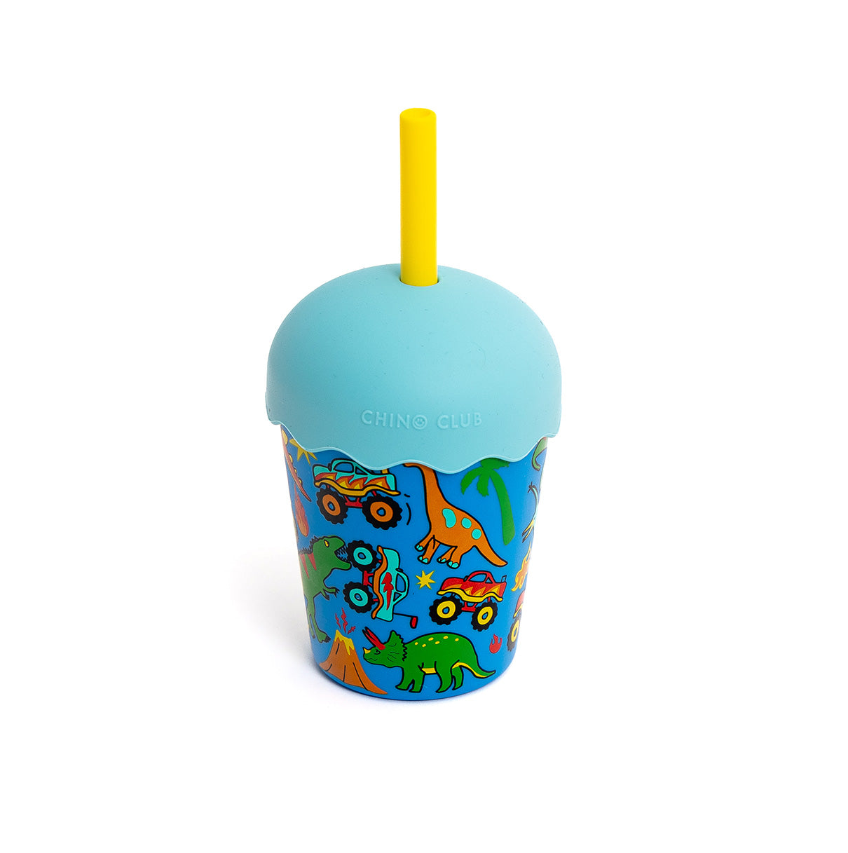 Dinotrucks Mini Smoothie Cup & Straw 200ml - PRE-ORDER for July