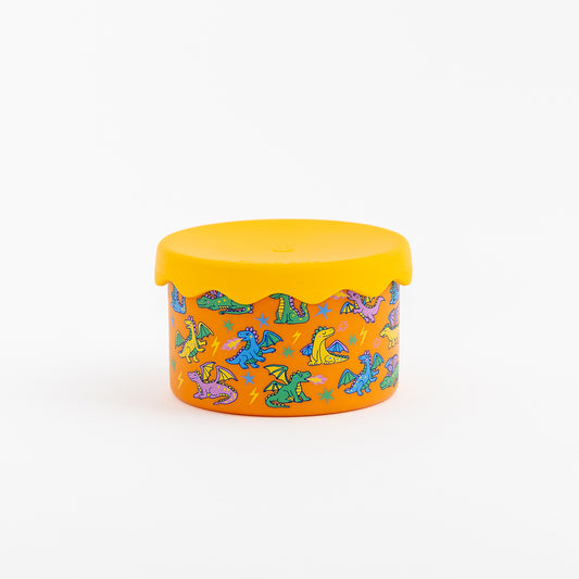 500ml Dragons Stainless Steel Snack Pot