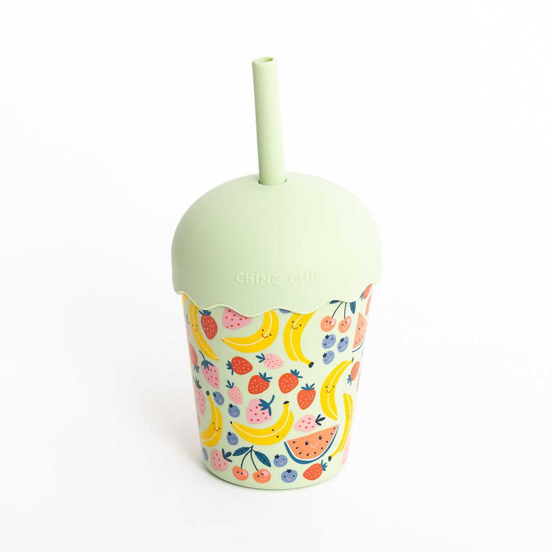 Happy Fruits Mini Smoothie Cup & Straw 200ml