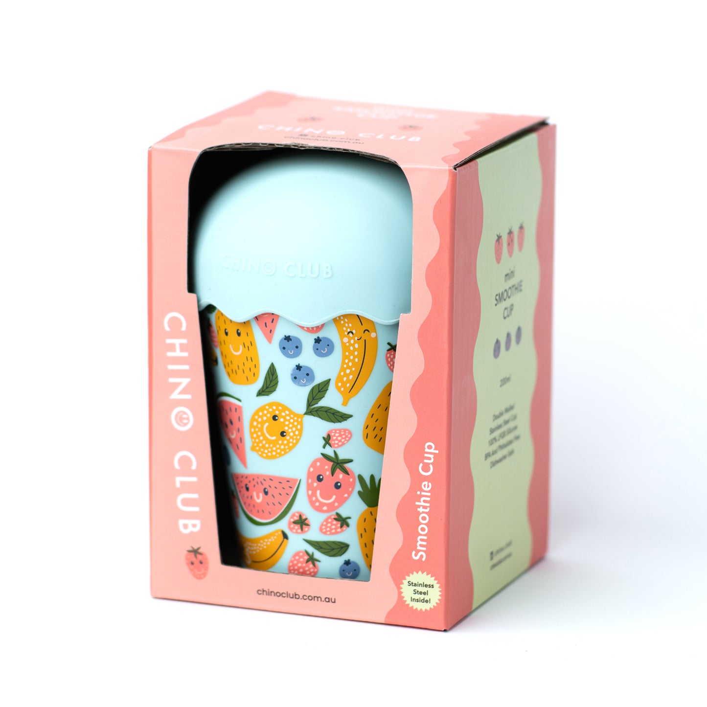 Happy Fruits Mini Smoothie Cup & Straw 200ml