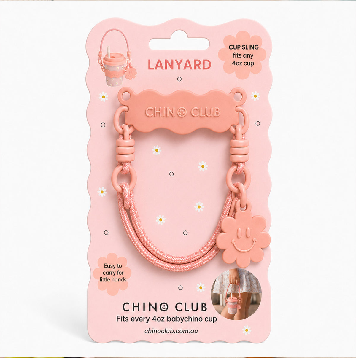 Handheld Cup Sling Pink