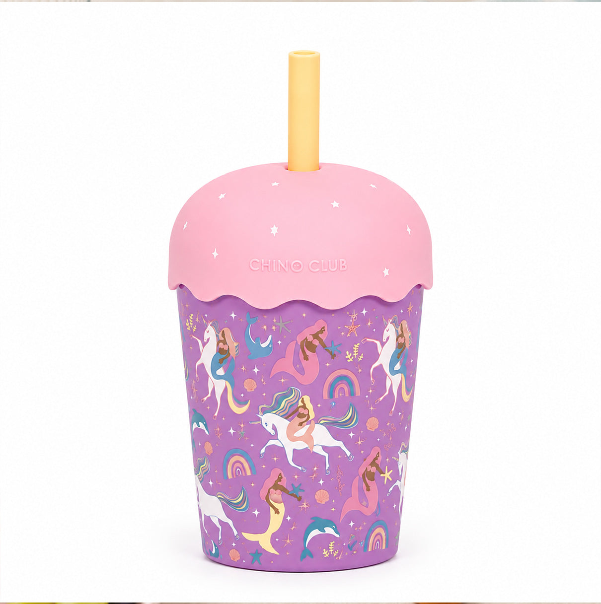 Mermaids and Unicorns Mini Smoothie Cup & Straw 200ml