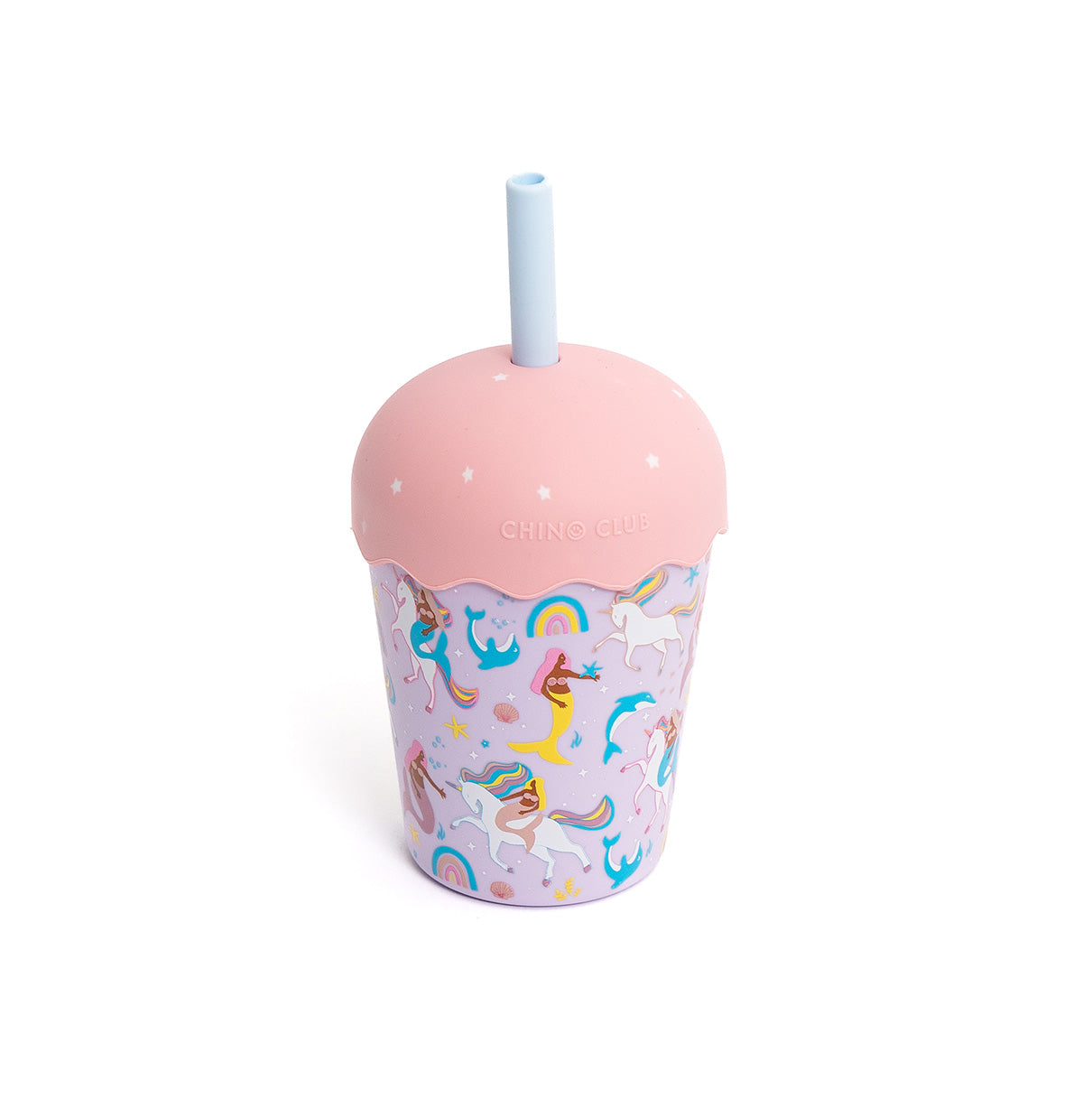 Mermaids and Unicorns Mini Smoothie Cup & Straw 200ml - PRE-ORDER for July