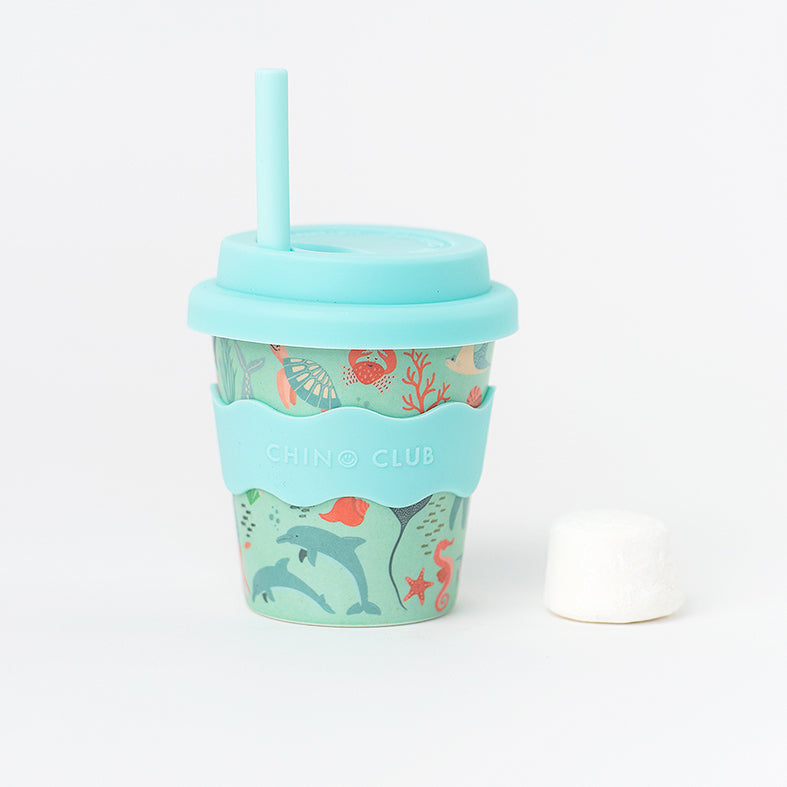 ocean blue babyccino cups