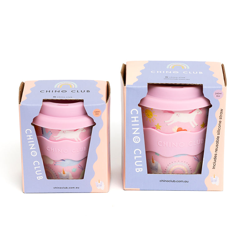 Pink Unicorn Baby Chino Cup 4 oz