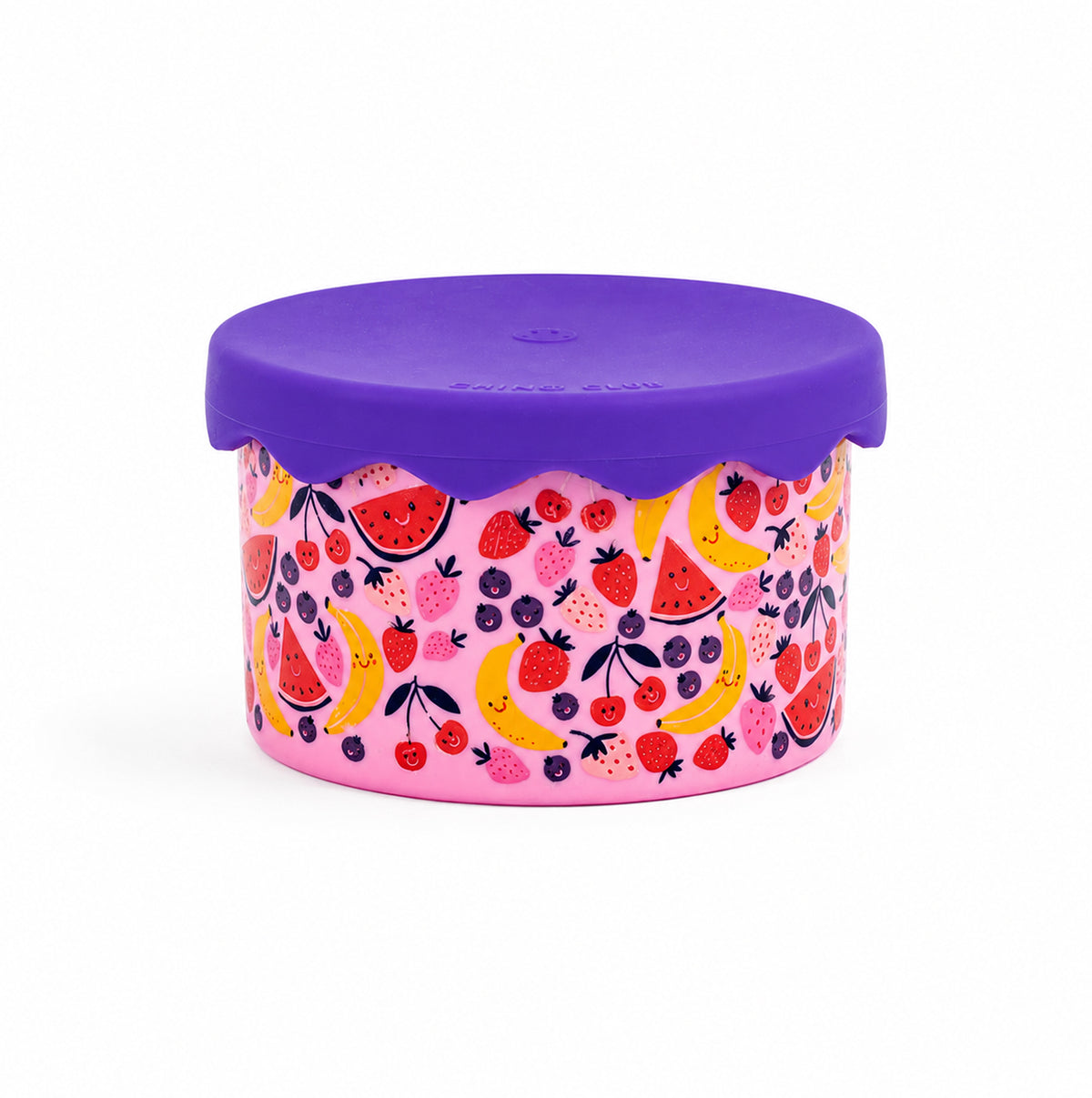 500ml Pink Fruits Stainless Steel Snack Pot