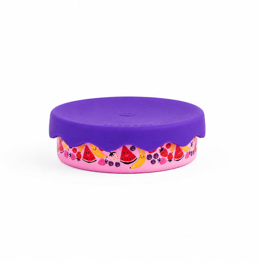 200ml Pink Fruits Stainless Steel Snack Pot