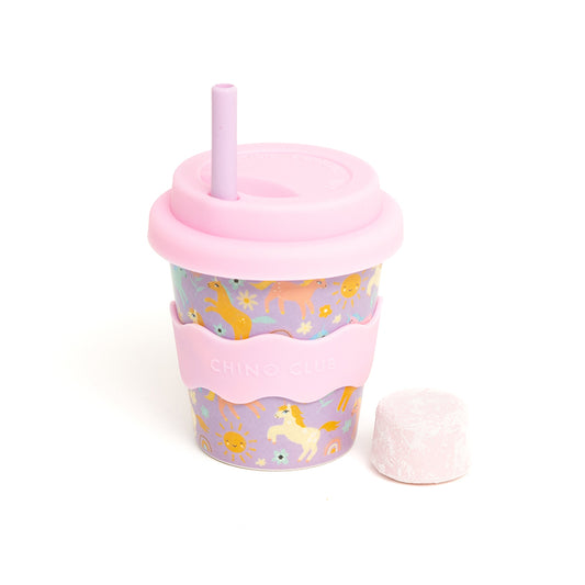 Purple Unicorn Babychino Cup 4oz