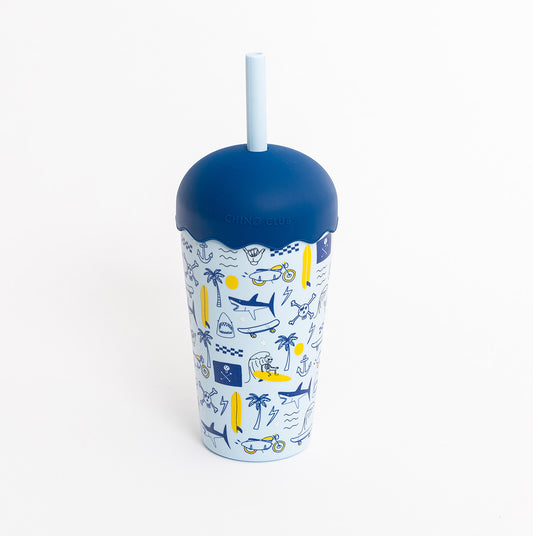 Rad Times Large Smoothie Cup & Straw - PRE-ORDER for May