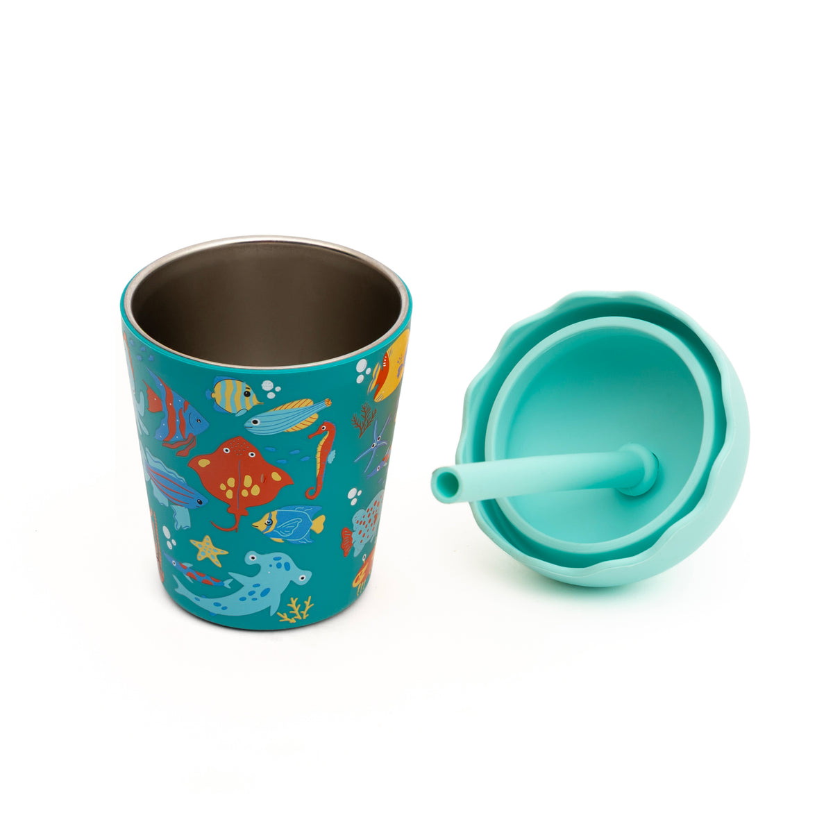 Tropical Mini Smoothie Cup & Straw 200ml