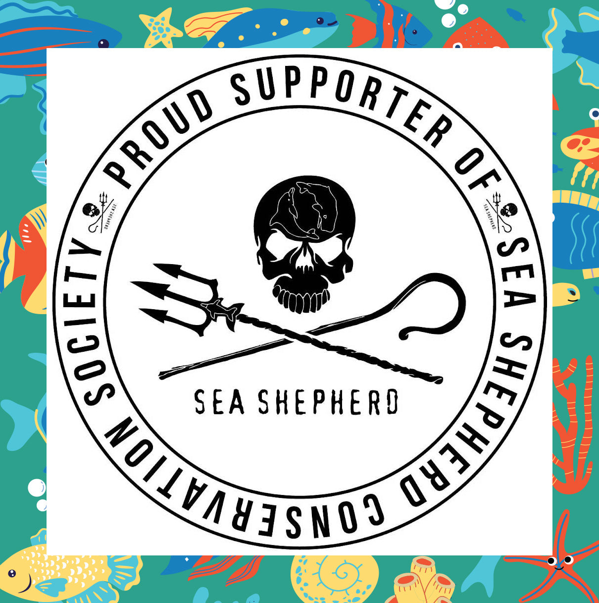 Tropical Sea Shepherd 4oz Cup