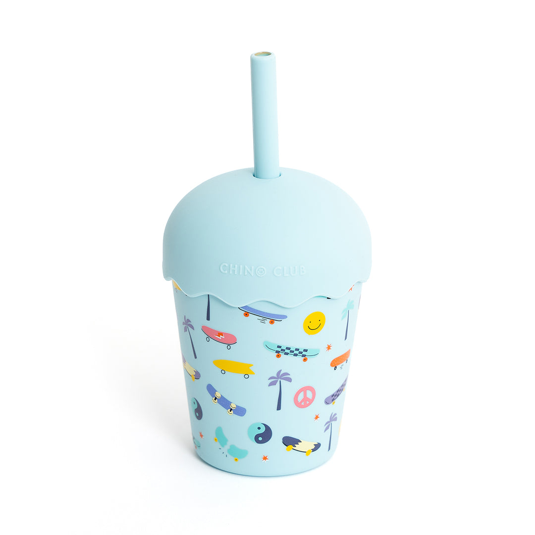 Skate Mini Smoothie Cup & Straw 200ml