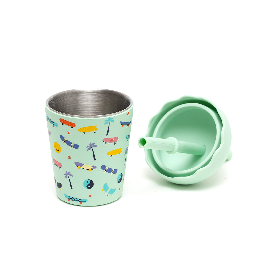 Skate Aqua Mini Smoothie Cup & Straw 200ml PRE-ORDER SHIPS FEB 18TH