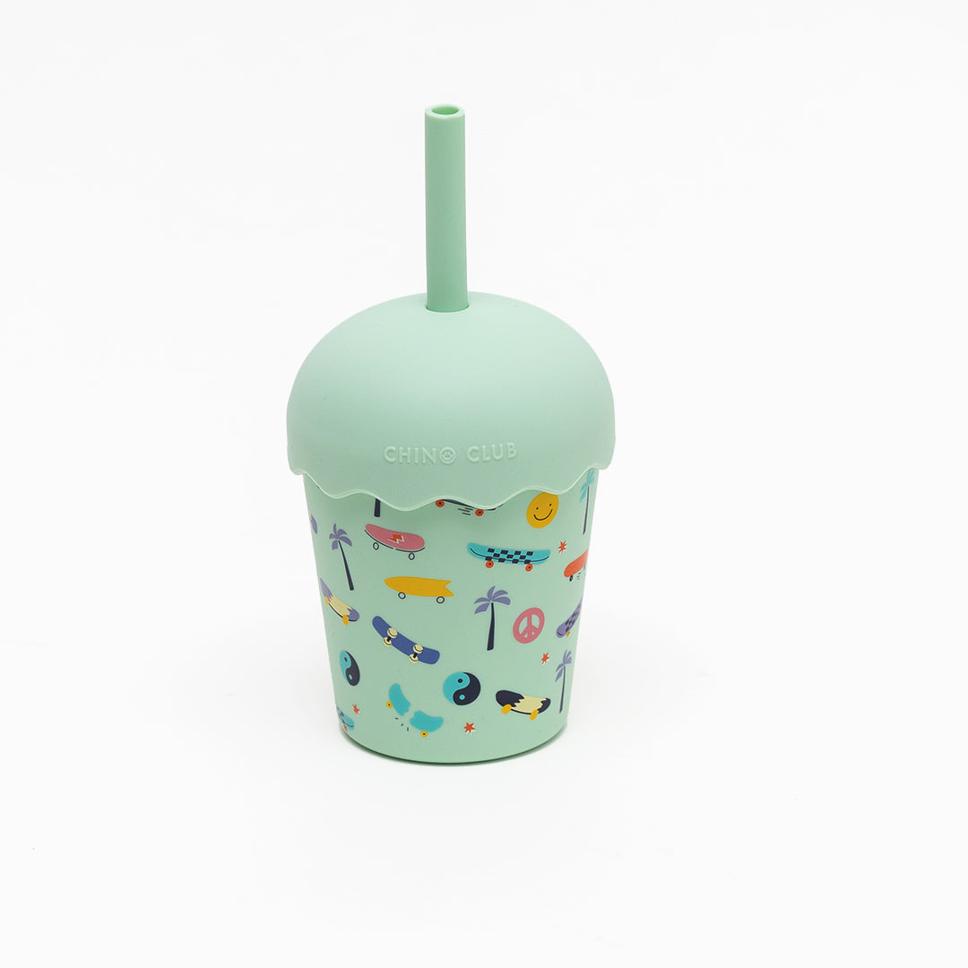 Skate Aqua Mini Smoothie Cup & Straw 200ml PRE-ORDER SHIPS FEB 18TH