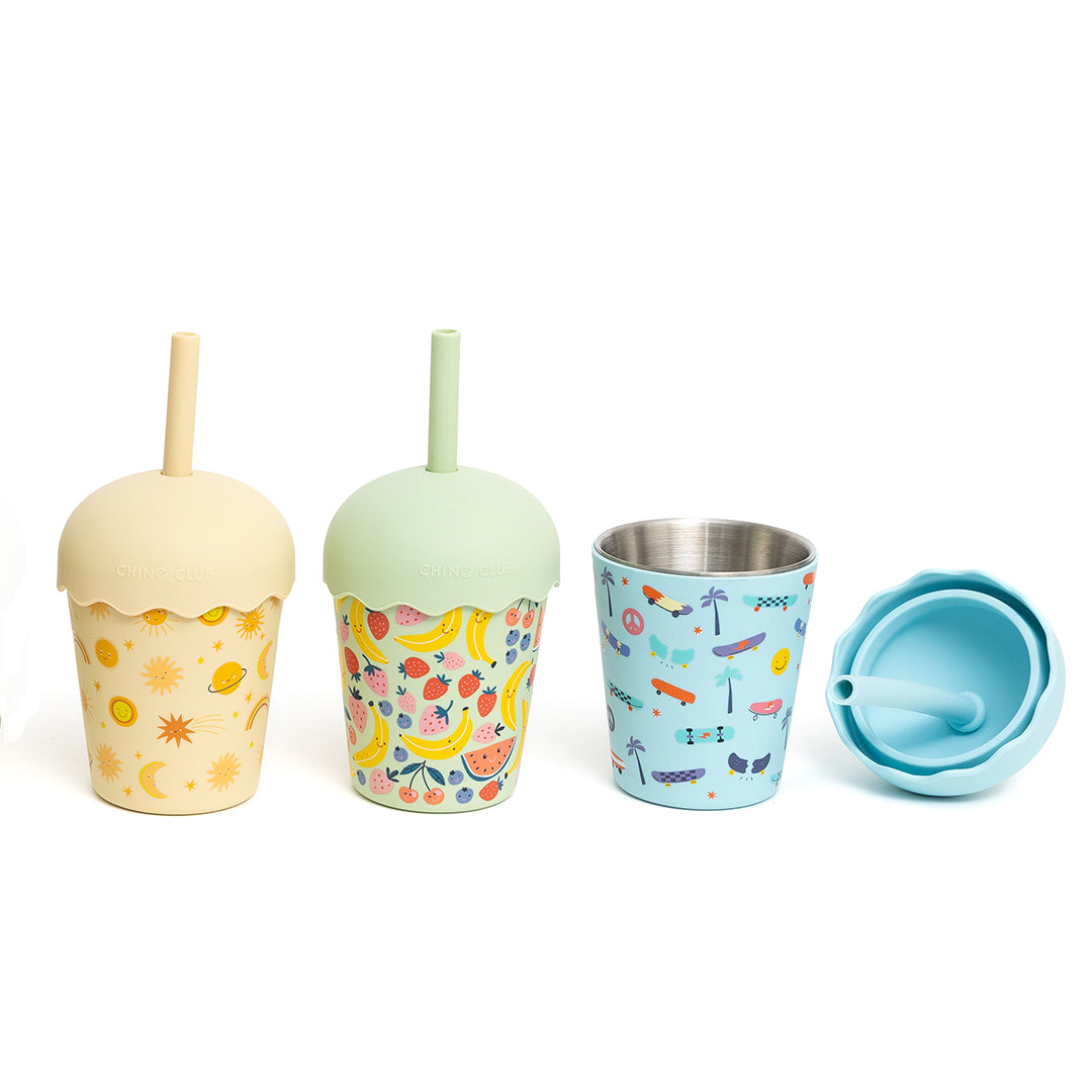 Happy Fruits Mini Smoothie Cup & Straw 200ml