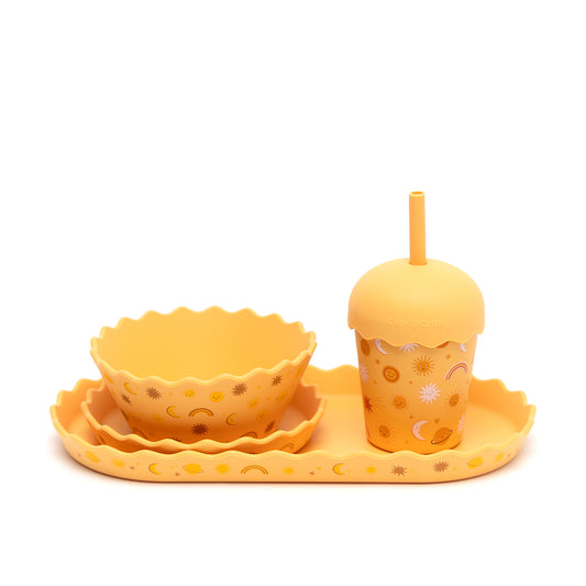 Suns Silicone Dinnerware + Smoothie Bundle PRE-ORDER FEB 18TH