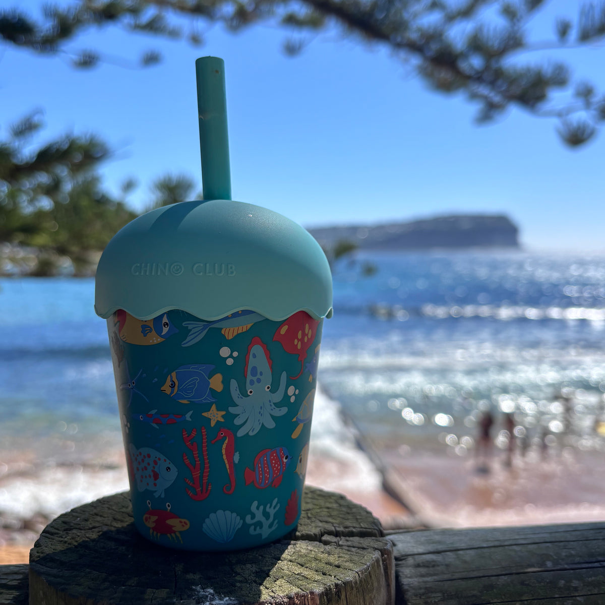 Tropical Mini Smoothie Cup & Straw 200ml