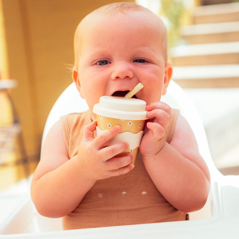 Yellow Daisy Baby Chino Cup 4 oz